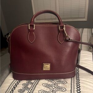 DOONEY & BOURKE ZIP ZIP SATCHEL LEATHER